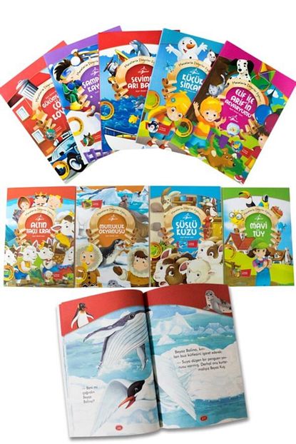 Cocuk Gezegeni Cocuklar Icin Egitici Zeka Gelistirici Aktivite Masallarla Degerler Egitimi Set Onlu Kitap Seti Trendyol