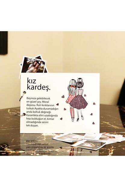 Cartoonsshop Kiz Kardes Tasarimli Siyah Sayfa Kendin Yap Fotograf Albumu Fiyati Yorumlari Trendyol