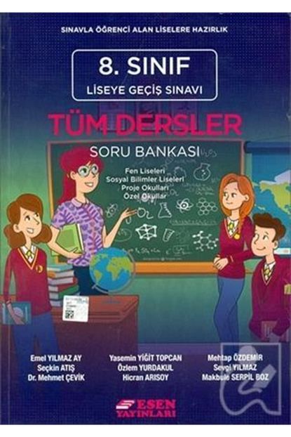Rberti 8 Sinif Liseye Gecis Sinavi Tum Dersler Soru Bankasi Esen Yayinlari Emel Yilmaz Ay Seckin Trendyol
