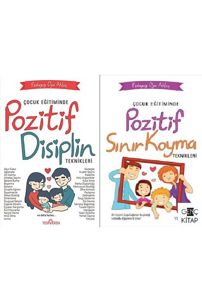 Yediveren Yayinlari Pedagog Oya Akbas 2 Kitap Set Cocuk Egitiminde Pozitif Disiplin Pozitif Sinir Koyma Teknikleri Trendyol