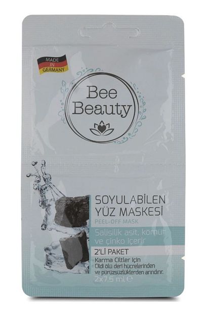bee beauty soyulabilen yuz maskesi komurlu 2 x 7 5 ml fiyati yorumlari trendyol
