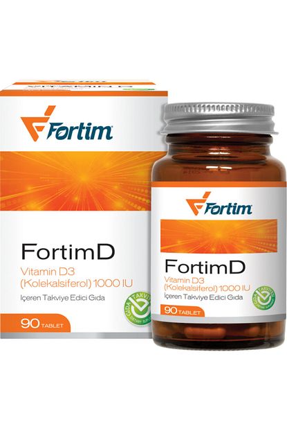 fortim d vitamini 1000 iu 90 tablet