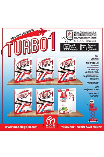 Model Yayinlari 1 Sinif Turbo Egitim Seti 6 Kitap Ve Problemmatik Kitabi Fiyati Yorumlari Trendyol