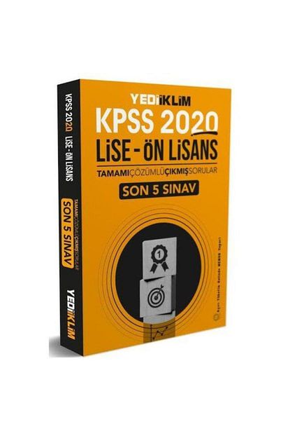 Yediiklim Yayinlari Kpss Lise Onlisans Tamami Cozumlu Cikmis Sorular Son 5 Sinav Yediiklim Trendyol