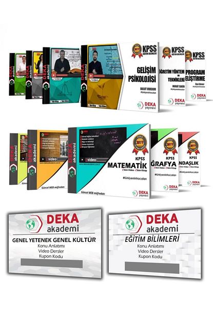 deka yayinlari deka akademi g k g y ve e b etkin videolu ders notlari full paket fiyati yorumlari trendyol