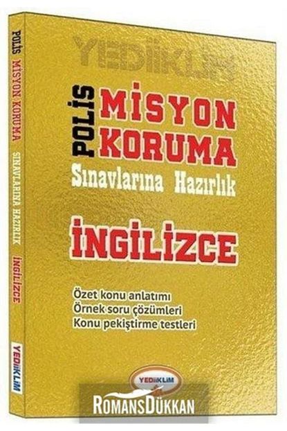 Yediiklim Yayinlari Polis Misyon Koruma Sinavlarina Hazirlik Ingilizce Trendyol