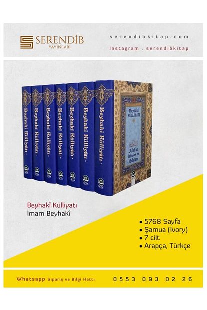 ocak yayinlari beyhaki kulliyati 7 cilt fiyati yorumlari trendyol