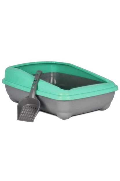 Atlantik Yesil Kedi Tuvalet Kum Kabi 50 X37x13 5 Cm Trendyol