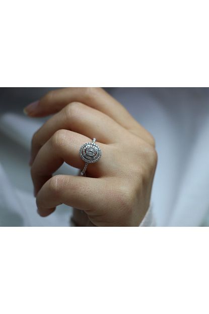 If Pirlanta 0 40 Karat Baget Yuzuk Trendyol