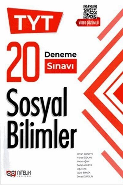 Nitelik Yayinlari Tyt Sosyal Bilimler 20 Deneme Sinavi Trendyol
