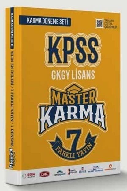 Isem Kitap Master Karma Kpss Genel Yetenek Genel Kultur Deneme 7 Farkli Yayin Trendyol