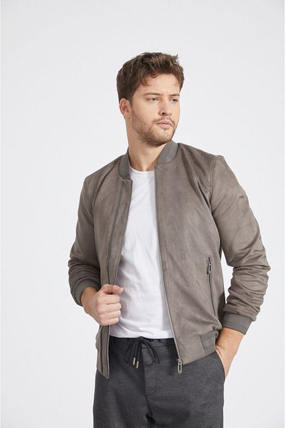 avva erkek vizon bomber yaka duz suet mont a02y6009 fiyati yorumlari trendyol