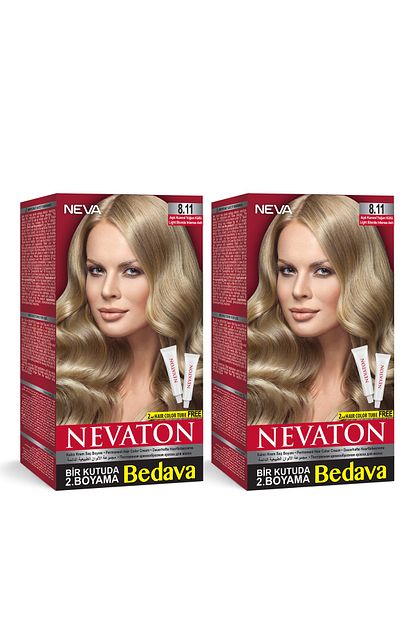 Neva Kozmetik Sac Boyasi Nevaton 8 11 Acik Kumral Yogun Kullu 2 Li Set Fiyati Yorumlari Trendyol