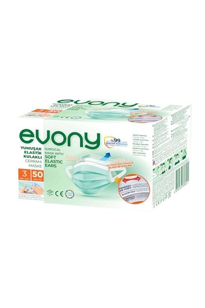 Evony Cerrahi Hijyenik Maske 50li Fiyati Yorumlari Trendyol