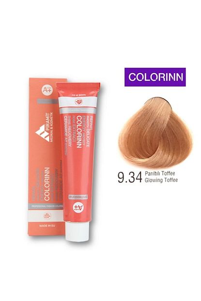 colorinn professional sac boyasi 9 34 pariltili toffee fiyati yorumlari trendyol