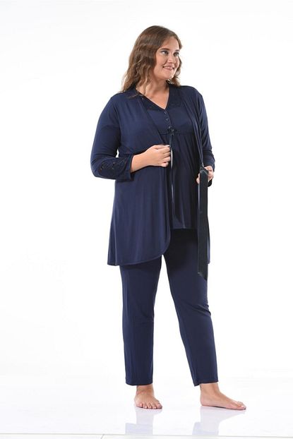 Miss Dunya Lissa Buyuk Beden Hamile Ve Lohusa Pijama Takimi Trendyol