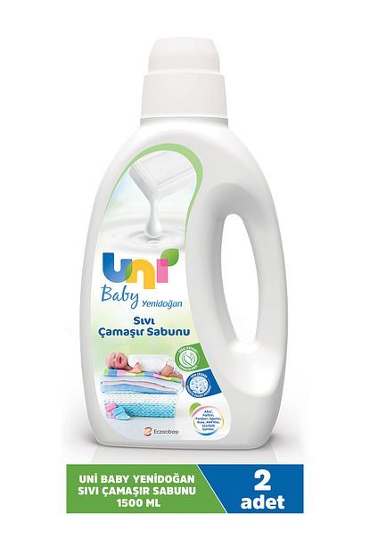uni baby yenidogan camasir sabunu 1500ml 2 adet fiyati yorumlari trendyol