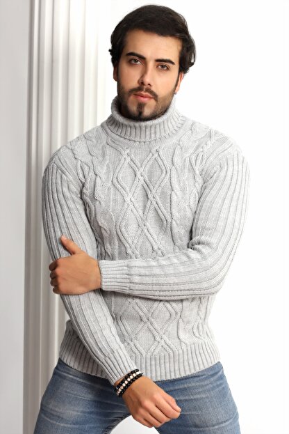 Livio Ferri Erkek Sac Orgulu Baklava Desenli Tam Balikci Fitilli Kalin Triko Kazak Fiyati Yorumlari Trendyol