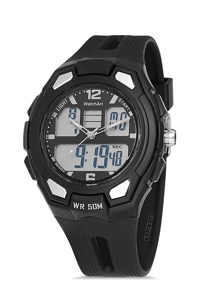 trend model stc11452 analog dijital buyuk cocuk kol saati