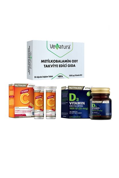 nutraxin d3 vitamini 120 tablet c