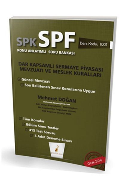Pelikan Tip Teknik Yayincilik Spk Spf Dar Kapsamli Sermaye Piyasasi Mevzuati Ve Meslek Kurall Trendyol