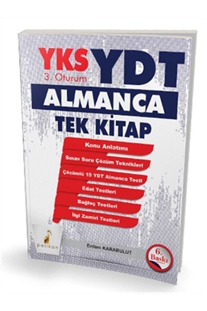 Pelikan Yayincilik Yks 3 Oturum Ydt Almanca Tek Kitap Pelikan Yayinevi Trendyol