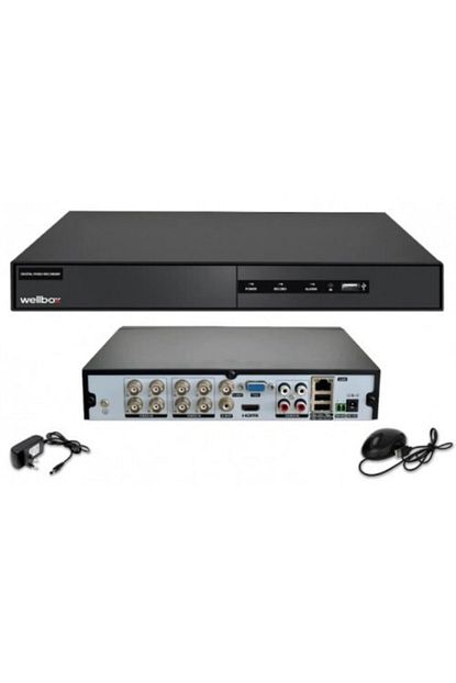 wellcam wellbox 8 kanal ahd dvr kayit