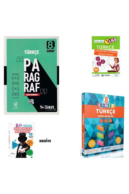 Sinav Yayinlari 8 Sinif Lgs Sinav Paragraf Yanit Turkce Lgs Ys Trendyol