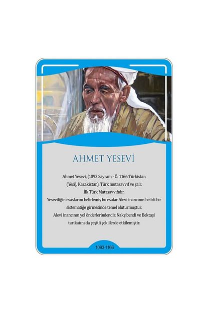 Okularenkkat Turk Buyukleri Ahmet Yesevi Afisi Trendyol