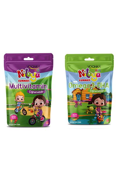 niloya multivitamin 60 cigneme tableti niloya omega 3 4 10 yas cocuklar icin 60 cigneme tableti