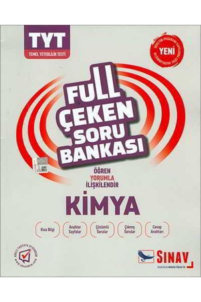 Sinav Yayinlari Sinav Tyt Kimya Full Ceken Soru Bankasi Trendyol