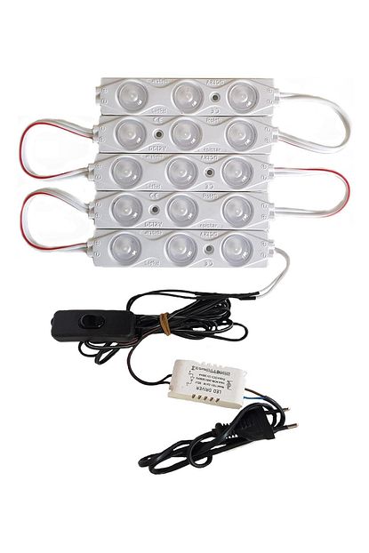 Inox Mutfak Dolabi Tezgah Vitrin Dolap Ici Aydinlatma Modul Led Beyaz Isik 5 Li Fiyati Yorumlari Trendyol