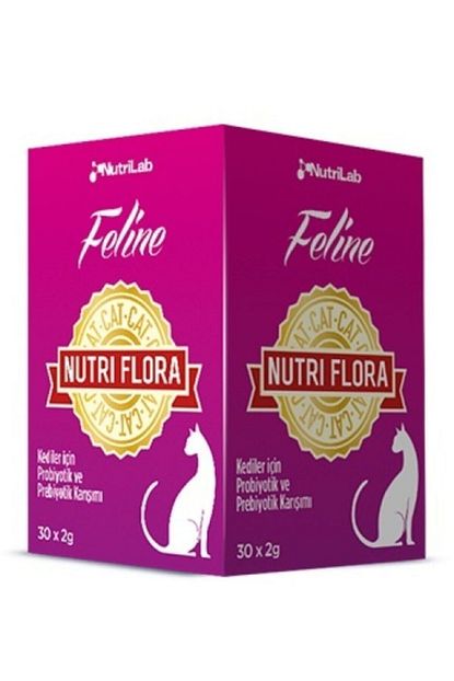 Nutri Canine Nutrilab Nutri Flora Feline Kediler Icin Probiyotik Prebiyotik Trendyol