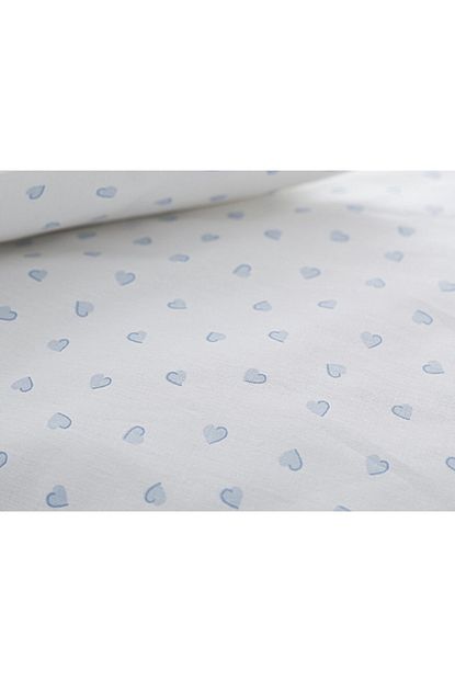english home hearts pamuklu bebe lastikli carsaf 70x140 cm mavi fiyati yorumlari trendyol