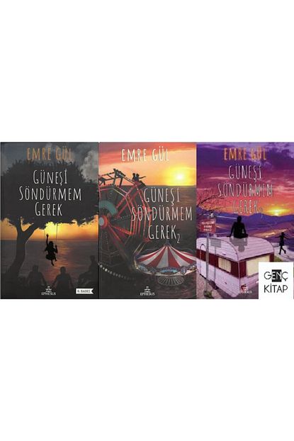 Ephesus Yayinlari Gunesi Sondurmem Gerek 3 Kitap Set Emre Gul Ephesus 1 2 3 Trendyol