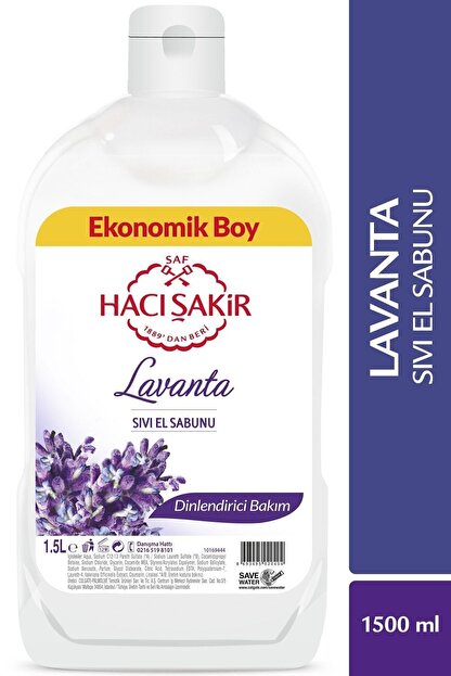 Haci Sakir Lavanta Sivi El Sabunu 1500 Ml Trendyol