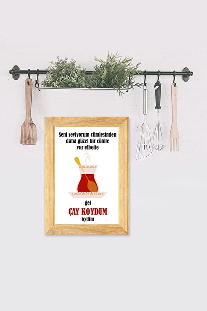 Moccoll Ahsap Tablo Ozlu Sozler Mutfak Tablosu 35x27 Cm Fiyati Yorumlari Trendyol