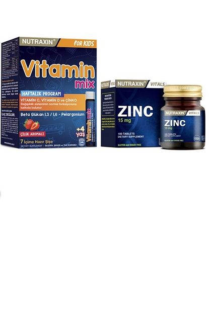 nutraxin vitamin mix cocuklar icin zinc