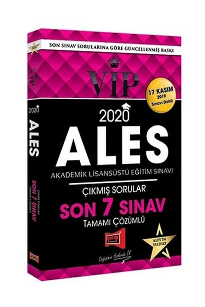 Yargi Yayinlari 2020 Ales Vip Tamami Cozumlu Son 7 Sinav Cikmis Sorular 17 Kasim 2019 Sinavi Dahil Trendyol