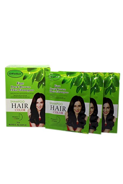 Go Perfect Renklendirici Sac Sampuani 3 0 Koyu Kahve 10x30 300 Ml Trendyol