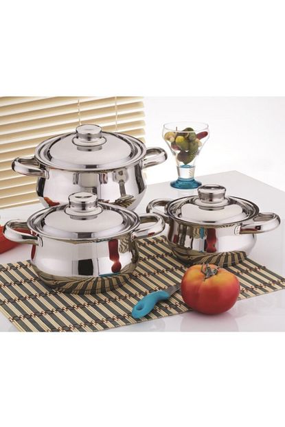 Gulsan Celik Dide Guvec Tencere Set 3 Lu 14 16 18cm Trendyol