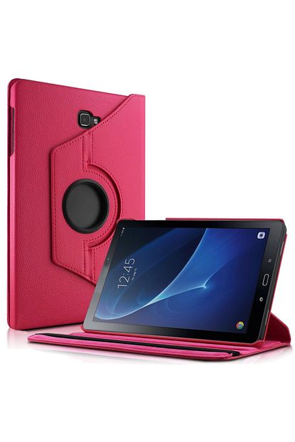 samsung galaxy tab a 10 1 2016 sm t580 t587 kilif 360 derece donerli yatay dikey standli