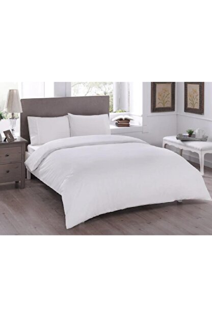 Elfin Nevresim Takimi Tek Kisilik Duz Renk Fitted Carsafli Krem Kirik Beyaz Fiyati Yorumlari Trendyol