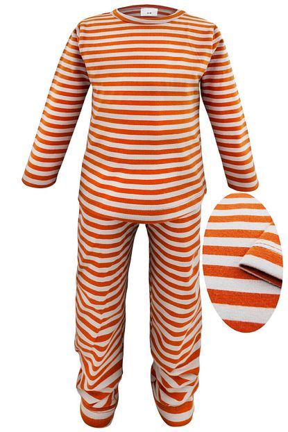 Kids In Love Cizgili Uzun Kollu Mevsimlik Cocuk Pijama Takimi Trendyol