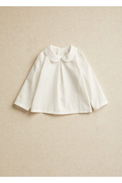 Mango Kiz Bebek Beyaz Yakali Gomlek Fiyati Yorumlari Trendyol