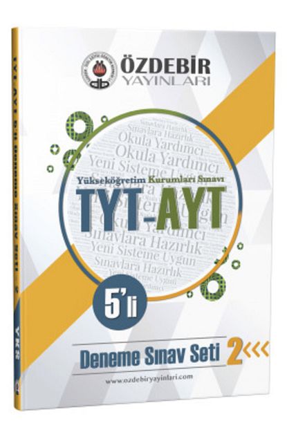 Ozde Bir Yayinlari Ozdebir Tyt Ayt 5 Li Deneme Sinavi Seti 2 Set Trendyol