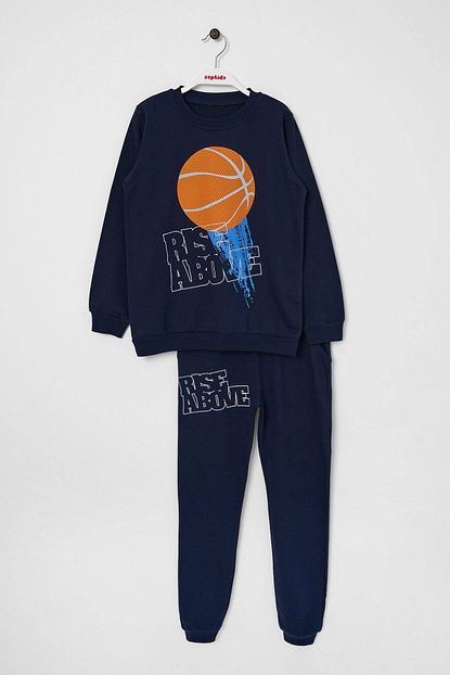 Zepkids Erkek Cocuk Esofman Takimi Basketbol Baskili 9 12 Yas Trendyol