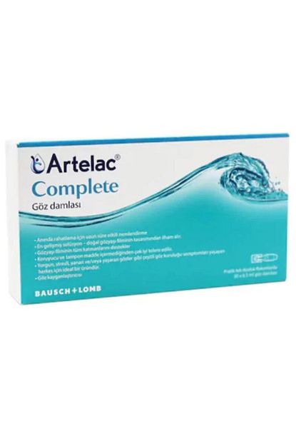 Bausch Lomb Bausch Lomb Artelac Complete Go Z Damlasi 0 24 0 5ml 30 Flakon Fiyati Yorumlari Trendyol