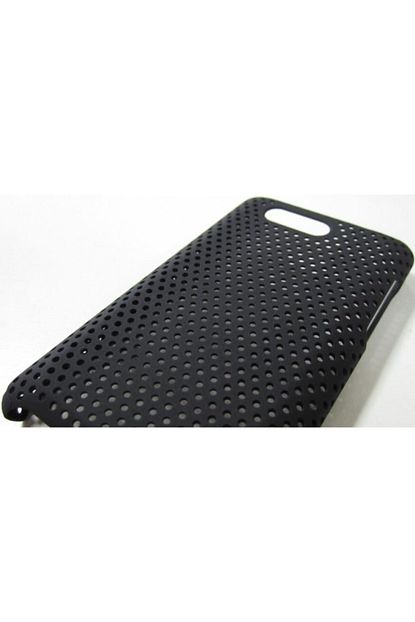 htc hd mini icin delikli sert kaucuk kilif siyah