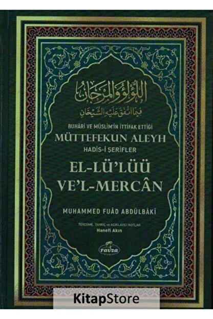 Ravza Yayinlari Buhari Ve Muslim In Ittifak Ettigi Muttefekun Aleyh Hadis I Serifler Ithal Kagit Trendyol
